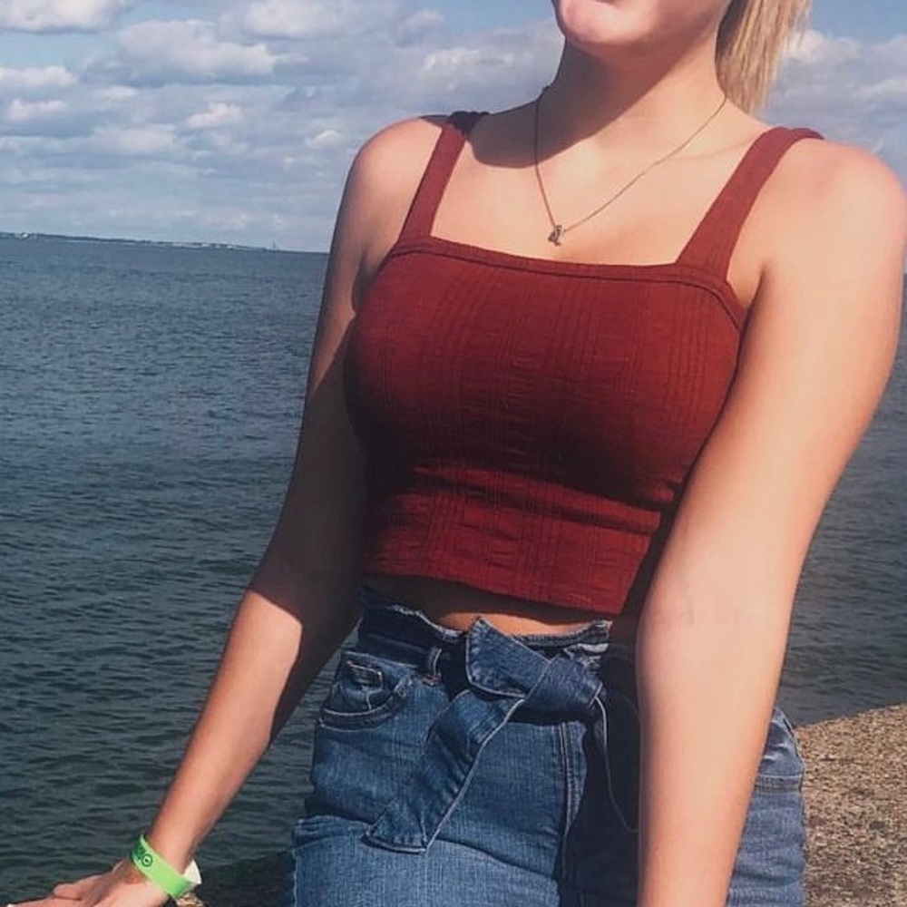 American Eagle Crop Top Tank